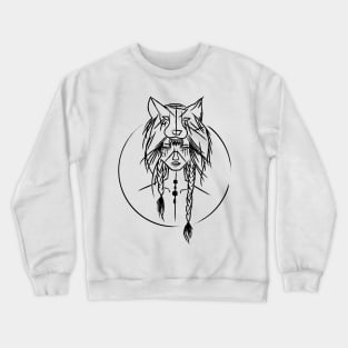 Wolf girl Crewneck Sweatshirt